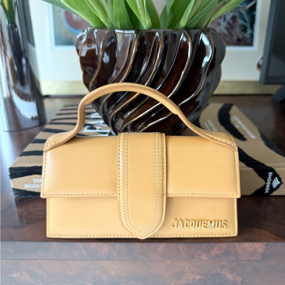 Jacquemus Handbags - Jacquemus Tan Le Bambino Mini Top-Handle Bag